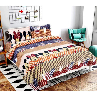 King Size Double Bed-sheet with Pillow cover (BS-105)