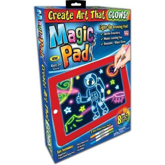 Magic Pad Freezing Light Painting Board Drawing Tablet Pad 3D LED Luminous Doodle Graffiti Sketchpad Toy Highlighter