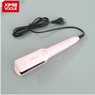 XimiVogue Fashion Ceramic Coated Hair Straightener (5138A) (Europlug) (Strawberry Cream)
