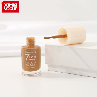 XimiVogue Bright Glitz 7-Day Peel-Off Water-Based Nail Polish (Ginger)