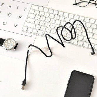 XimiVogue Cloth Braided Type-C Data Charging Cable