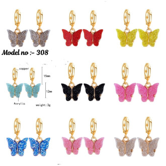 Butterfly Earrings set