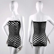 Women Fishnet Sheer Breathable Full Body Stocking Lingerie Free Size Black Color