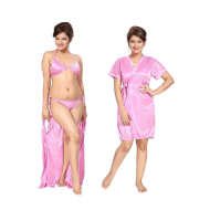 Combo Lingerie Set With Robe