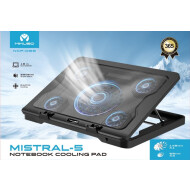 Mikuso Mistral 5 Notebook Cooling Pad Cooler Pad Ncp 065 Laptop Cooler