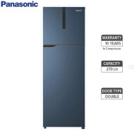 Panasonic 270ltr Double Door NR-BG272DALK Refrigerator - Deep Ocean Sparkle