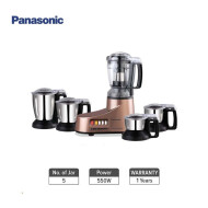 Panasonic MX-AC555 550W 5 Jar Super Mixer Grinder - (Bronze)