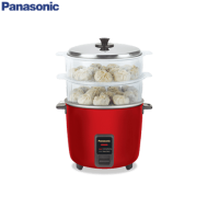 Panasonic SR-WA18(H) SS 1.8 Litre Jar Rice Cooker Momo Cooker / Warmer Series With Steaming Basket