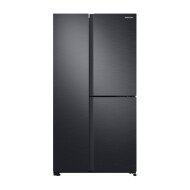 Samsung 689 litres Triple Door Refrigerator, Gentle Black Matt RS73R5561B4/TL