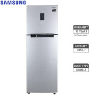 Samsung RT37M5535SL 345Ltr 5 In 1 Convertible Double Door Refrigerator -Silver