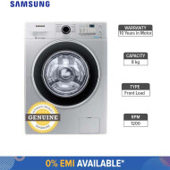 Samsung Washing Machine Ww80J4213Gs Front Loading With Eco-Bubble 8.0Kg