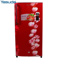 Yasuda 170 Ltr Single Door Refrigerator Ycdc170Rf - Red Floral