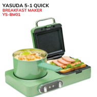 Yasuda 5-1 Quick Breakfast Maker YS-BM01 - Grill / Sandwich Maker / Waffle Maker