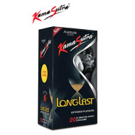 KamaSutra Long Last Dotted Texture Condoms (Pack of 20)