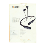 Black Conekt Bluetooth Neckband Bounce Neckband Wireless Stereo In-Ear Ear Buds