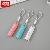 XimiVogue 2-in-1 Portable Charger Keychain (Cable Included)(2500mAh)