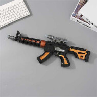 XimiVogue Red Sea Black Gun Toy With Sound (Df-30218B+)