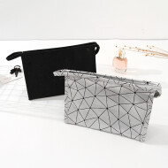 Ximi Vogue Trendy Rhombus Pattern Cosmetic Bag For Women