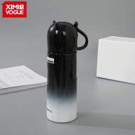 XimiVogue Black/White Elf Insulated Water Bottle