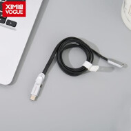 XimiVogue  Zinc Alloy 2-in-1 Sync Charging Cable for Android&Type-C