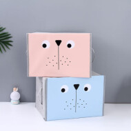 XimiVogue Blue/Pink Cartoon Dog Storage Box