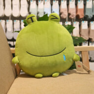 XimiVogue Green Frog Throw Pillow Plush Doll