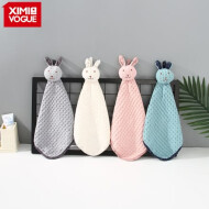 XimiVogue Walf Checks Rabbit Hand Towel