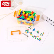 XimiVogue Multicolor Interlocking Building Blocks Boxed Set