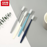 XimiVogue Multicolor Simple Style Gum-Caring Nano Toothbrushes (4 Count)