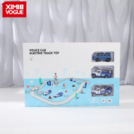 XimiVogue Police Car Electric Track Toy