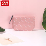 XimiVogue Vogue Letters Print Trapezoidal Makeup Bag