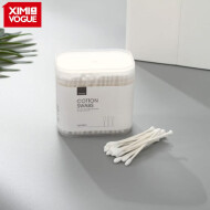 XimiVogue White Mushroom-Shaped Tip Cotton Swabs With Paper Sticks (200 Count)