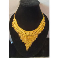 1 gram micro gold plated marriage wear neckless