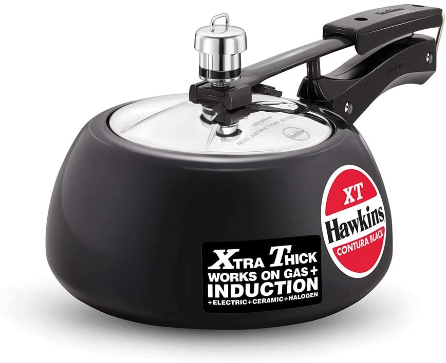 Hawkins CXT20 Pressure Cookers, 2 Liter, Black