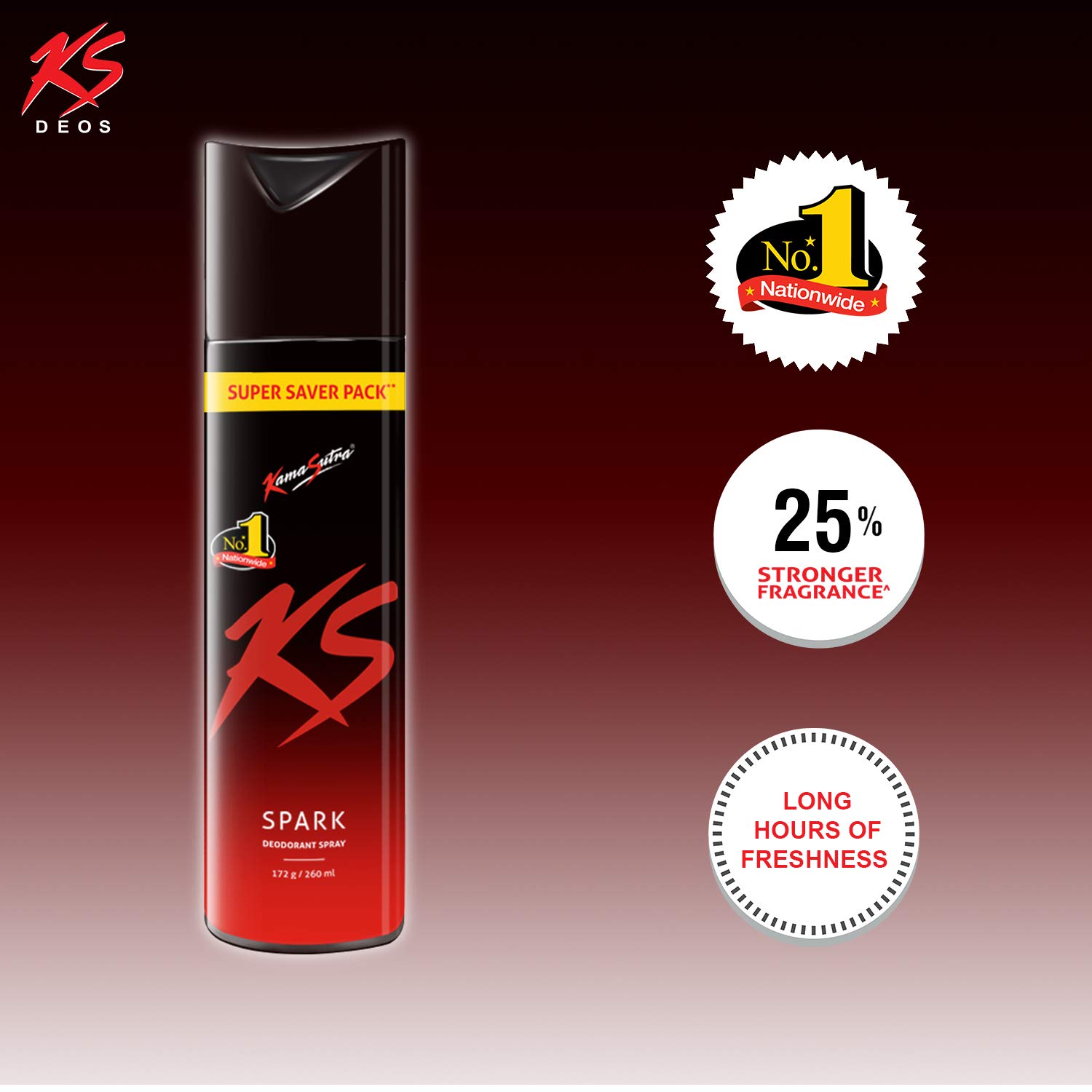 Kama Sutra Spark Deodorant for Men