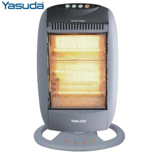 Yasuda Ys12Cs 1200W Halogen Heater- Grey