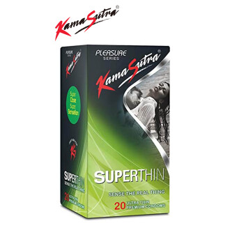 KamaSutra Pleasure Series - Superthin Condoms (Pack of 20)