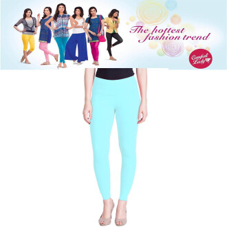 Comfort Kurti Pants (Leggings) With Pocket (Aqua)