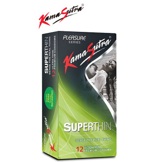 KamaSutra Pleasure Series - Superthin Condoms (Pack of 12)