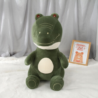 XimiVogue Green Plush Green Sitting Crocodile