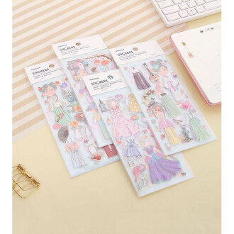 XimiVogue Lovely Costume Double-Layer Dress-Up Stickers