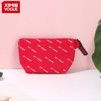 XimiVogue Vogue Letters Print Trapezoidal Makeup Bag