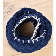 Ximi Vogue Navy Winter Scarf For Women