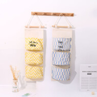 XimiVogue Enjoying Life Series 3-Pocket Cloth Hanging Organizer