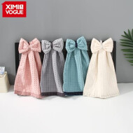 XimiVogue  Walf Checks Bowknot Hand Towel - Per Piece