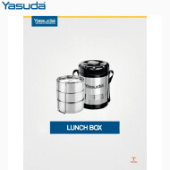 Yasuda YS-TB3S RANGER Lunch Box 3 Container Stainless Steel Outer Body