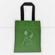 Canvas Printed Daily Uses Tote Bag Green