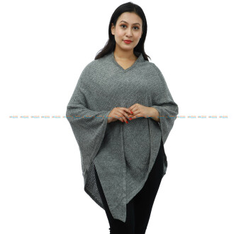 V-neck Ladies Poncho