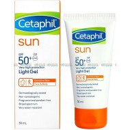 Cetaphil Sun SPF 50 Very High Protection Light Gel, White, 50 ml