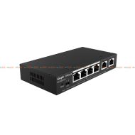 RG-ES206GC-P 6-Port Gigabit Smart Cloud Managed PoE Switch